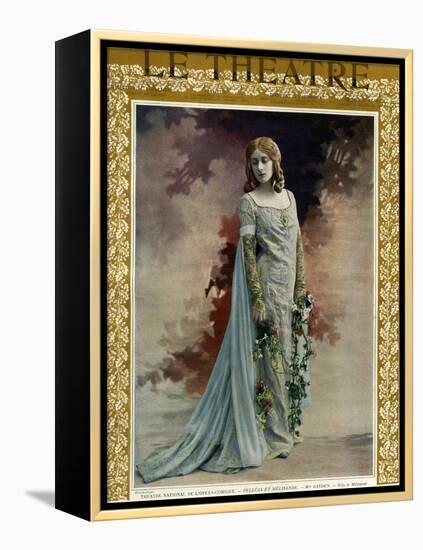 1900s France Le Theatre Magazine Cover-null-Framed Premier Image Canvas