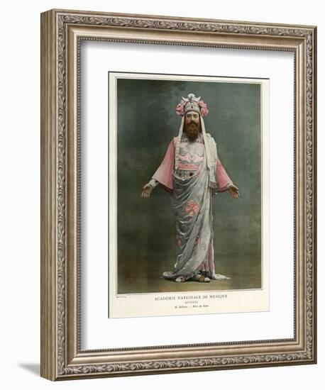 1900s France Le Theatre Magazine Plate-null-Framed Giclee Print