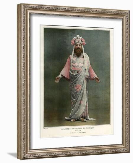 1900s France Le Theatre Magazine Plate-null-Framed Giclee Print