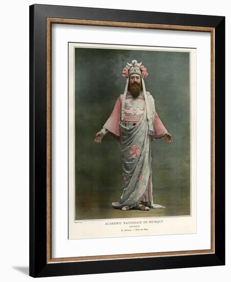 1900s France Le Theatre Magazine Plate-null-Framed Giclee Print