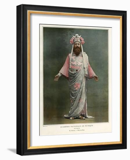 1900s France Le Theatre Magazine Plate-null-Framed Giclee Print