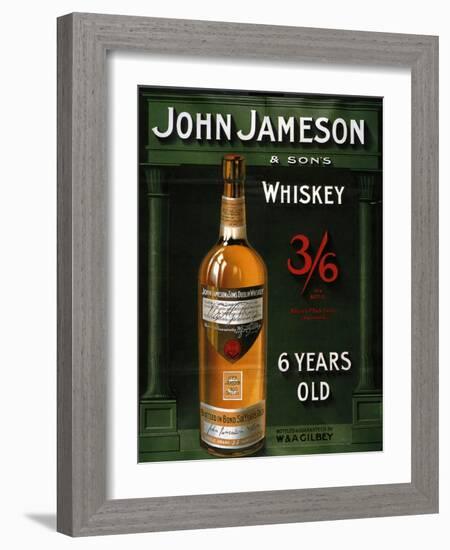 1900s UK John Jameson Poster-null-Framed Giclee Print