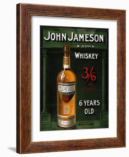 1900s UK John Jameson Poster-null-Framed Giclee Print