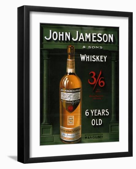 1900s UK John Jameson Poster-null-Framed Giclee Print