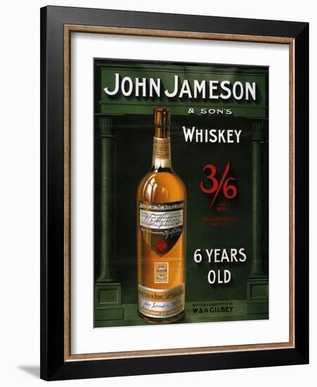 1900s UK John Jameson Poster-null-Framed Giclee Print