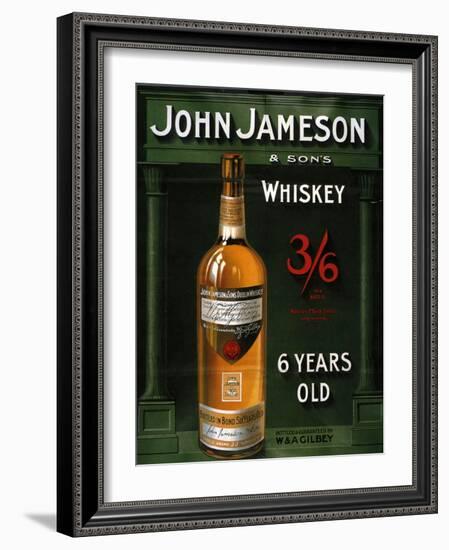 1900s UK John Jameson Poster-null-Framed Giclee Print