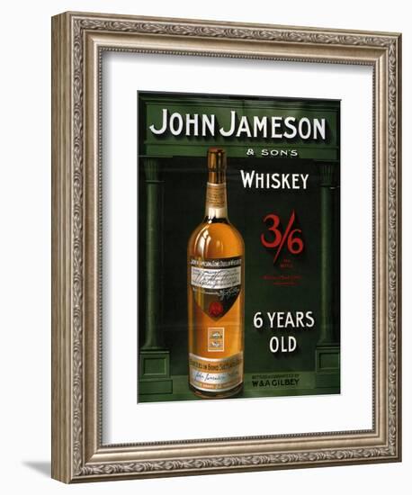 1900s UK John Jameson Poster-null-Framed Giclee Print