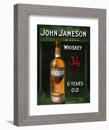 1900s UK John Jameson Poster-null-Framed Giclee Print