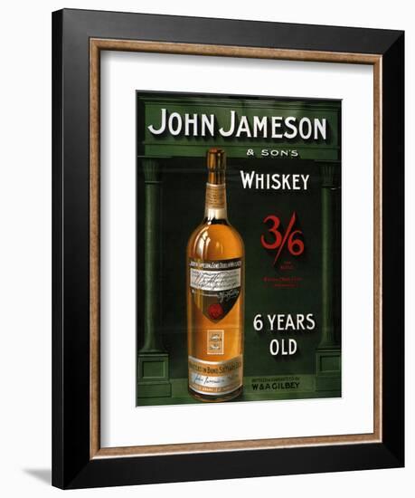 1900s UK John Jameson Poster-null-Framed Giclee Print