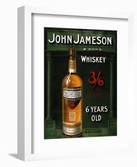 1900s UK John Jameson Poster-null-Framed Giclee Print