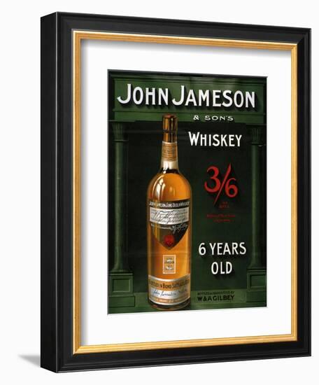 1900s UK John Jameson Poster-null-Framed Giclee Print