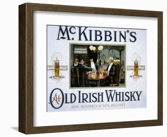 1900s UK McKibbin's Poster-null-Framed Giclee Print