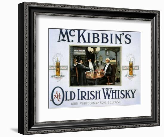 1900s UK McKibbin's Poster-null-Framed Giclee Print