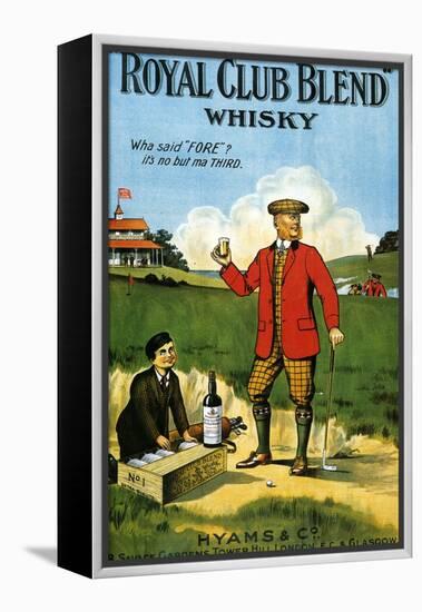 1900s UK Royal Club Blend Whisky Poster-null-Framed Premier Image Canvas