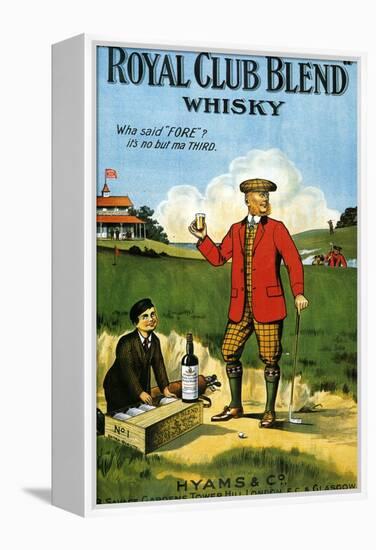 1900s UK Royal Club Blend Whisky Poster-null-Framed Premier Image Canvas