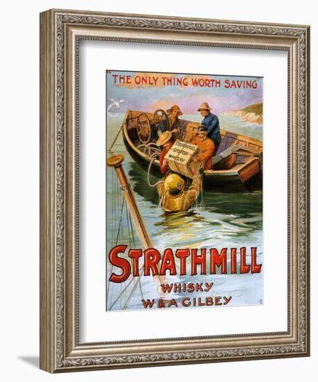 1900s UK Strathmill Poster-null-Framed Giclee Print