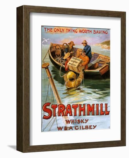 1900s UK Strathmill Poster-null-Framed Giclee Print