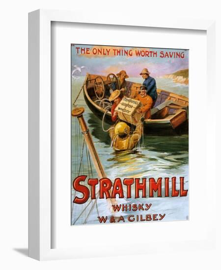 1900s UK Strathmill Poster-null-Framed Giclee Print