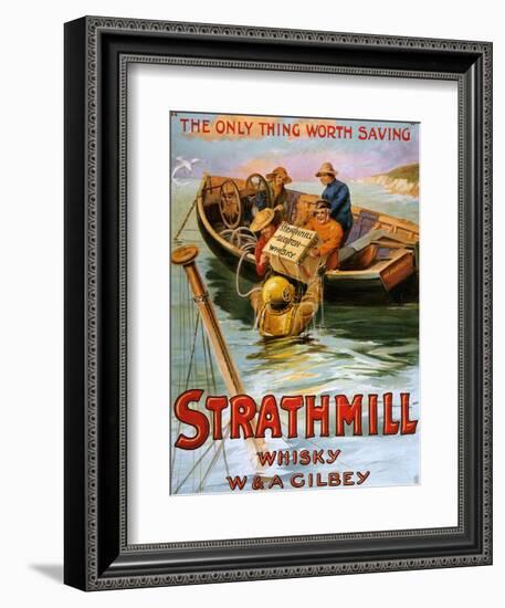 1900s UK Strathmill Poster-null-Framed Giclee Print