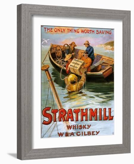 1900s UK Strathmill Poster-null-Framed Giclee Print