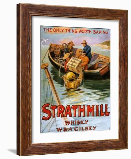 1900s UK Strathmill Poster-null-Framed Giclee Print