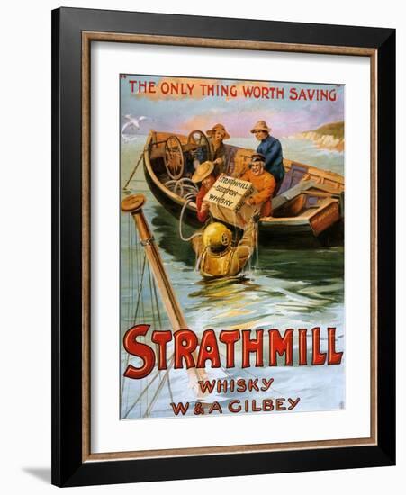 1900s UK Strathmill Poster-null-Framed Giclee Print