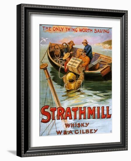 1900s UK Strathmill Poster-null-Framed Giclee Print