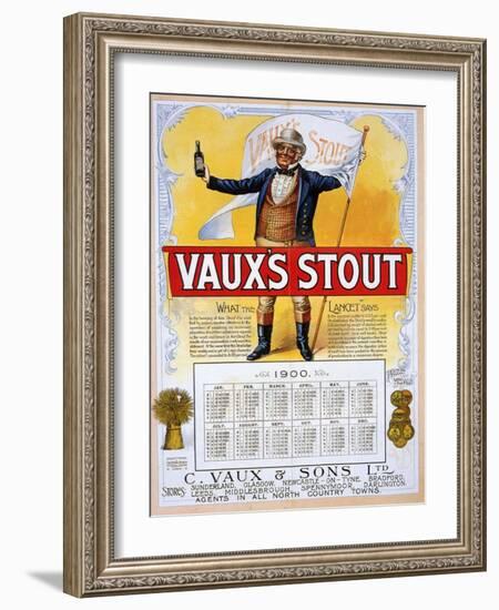 1900s UK Vaux's Magazine Plate-null-Framed Giclee Print