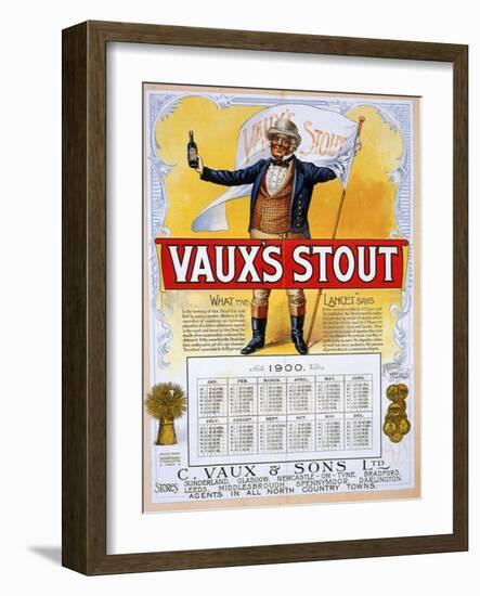 1900s UK Vaux's Magazine Plate-null-Framed Giclee Print