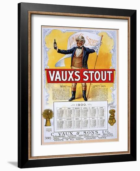 1900s UK Vaux's Magazine Plate-null-Framed Giclee Print