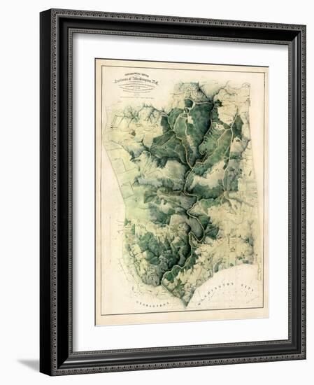 1901, Washington D.C. 1901c Environs of City and Georgetown, District of Columbia, United States-null-Framed Giclee Print