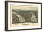 1902, Pittsburgh Bird's Eye View, Pennsylvania, United States-null-Framed Giclee Print