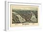 1902, Pittsburgh Bird's Eye View, Pennsylvania, United States-null-Framed Giclee Print