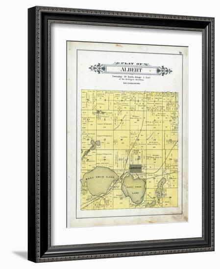 1903, Albert Township, Lewiston, Michigan, United States-null-Framed Giclee Print