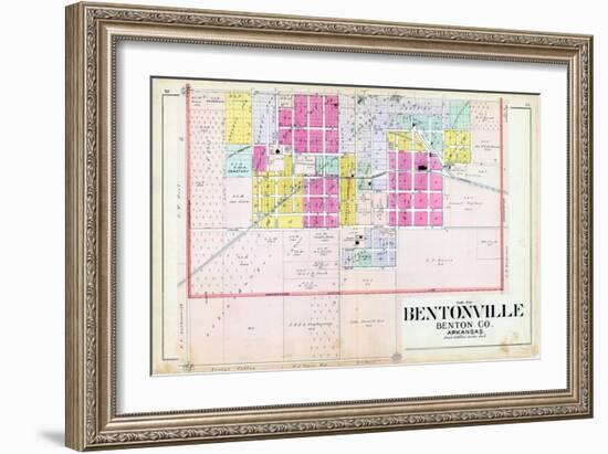 1903, Bentonville - South, Arkansas, United States-null-Framed Giclee Print