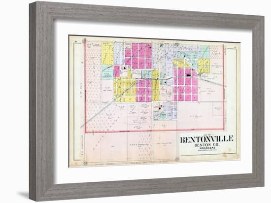 1903, Bentonville - South, Arkansas, United States-null-Framed Giclee Print