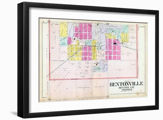 1903, Bentonville - South, Arkansas, United States-null-Framed Giclee Print