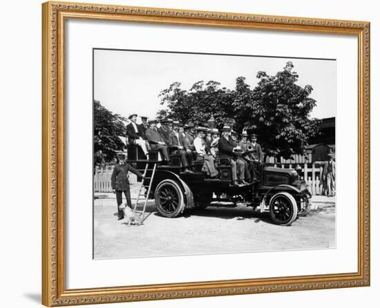 1903 Milnes Daimler Charabanc, (C1903)-null-Framed Photographic Print