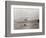 1903 Wright Brothers' Plane Taking Off at Kitty Hawk, North Carolina-null-Framed Photographic Print