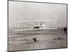 1903 Wright Brothers' Plane Taking Off at Kitty Hawk, North Carolina-null-Mounted Photographic Print
