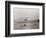 1903 Wright Brothers' Plane Taking Off at Kitty Hawk, North Carolina-null-Framed Photographic Print