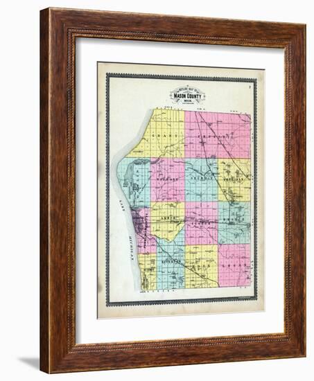 1904, Mason County, Michigan, United States-null-Framed Giclee Print