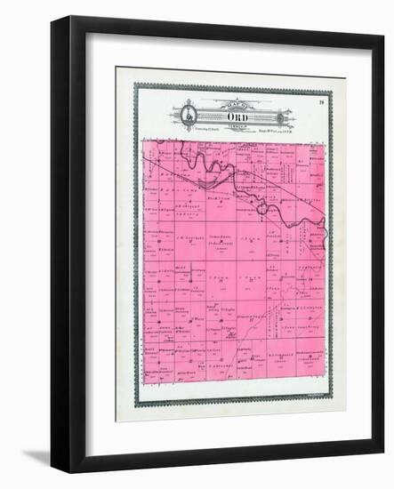 1904, Ord Township, Elkhorn River, Nebraska, United States-null-Framed Giclee Print