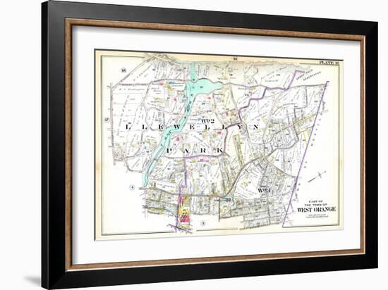 1904, The Ramble, West Orange, New Jersey, United States-null-Framed Giclee Print