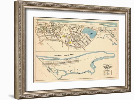 1905, Bourne Town - Saganore Beach, Massachusetts, United States-null-Framed Giclee Print