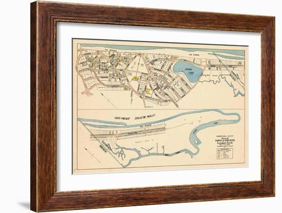 1905, Bourne Town - Saganore Beach, Massachusetts, United States-null-Framed Giclee Print