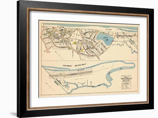 1905, Bourne Town - Saganore Beach, Massachusetts, United States-null-Framed Giclee Print