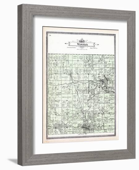 1905, Wasioja Township, Dodge Center, Cheney, Minnesota, United States-null-Framed Giclee Print