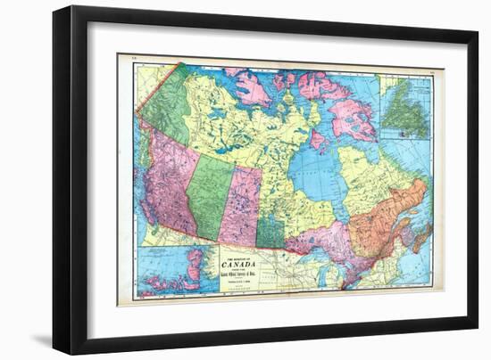 1906, Canada, North America, Dominion of Canada, Artic Regions, Franklin District, Newfoundland-null-Framed Giclee Print