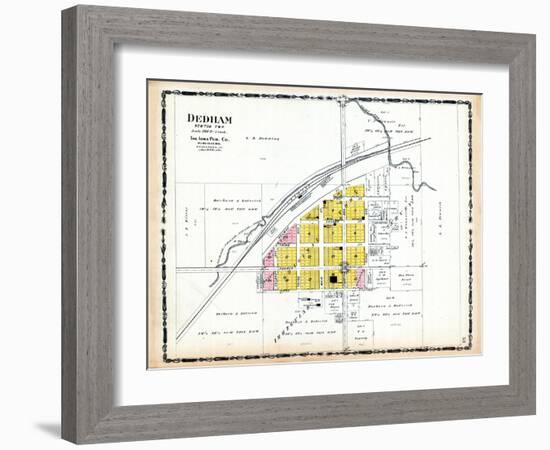 1906, Dedham, Iowa, United States-null-Framed Giclee Print